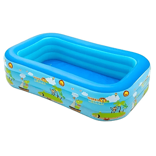 Piscina Inflable 115cm con 3 Anillos Diseños DBG1727 Dblue