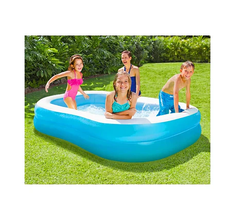 Piscina Inflable Rectangular 201cm 2 Anillos DBG1728 Dblue