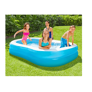 Piscina Inflable Rectangular 201cm 2 Anillos DBG1728 Dblue