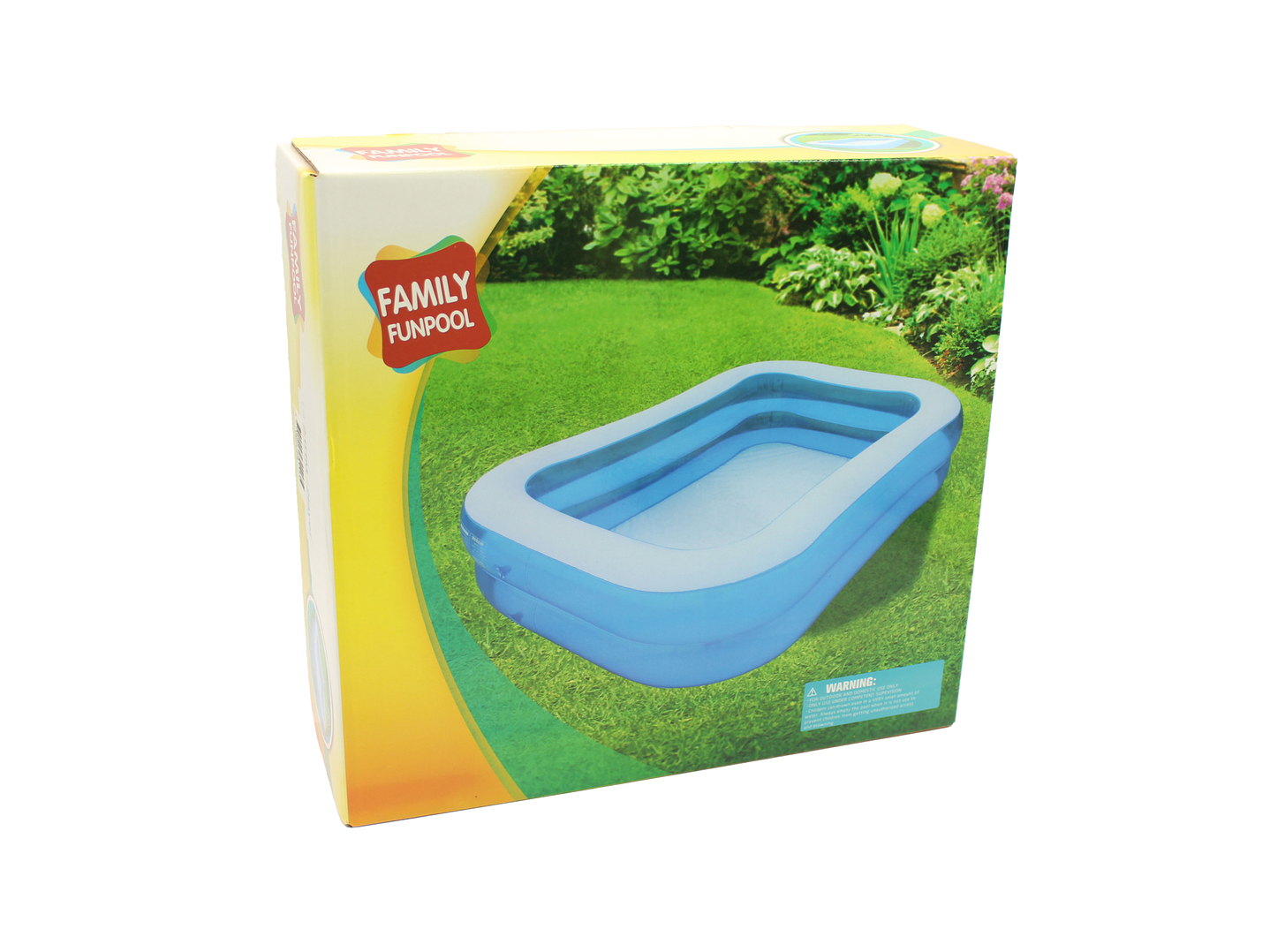 Piscina Inflable Rectangular 201cm 2 Anillos DBG1728 Dblue 3