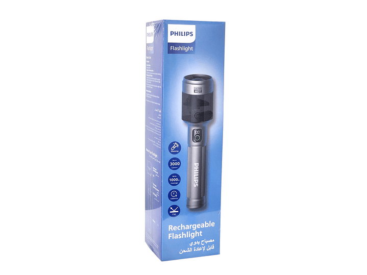 Linterna LED Recargable Philips 3000 lm 60W SFL5102 3