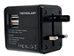 Adaptador Universal De Viaje 2 Usb ProAdaptor TL354 Tecnolab - Miniatura 1