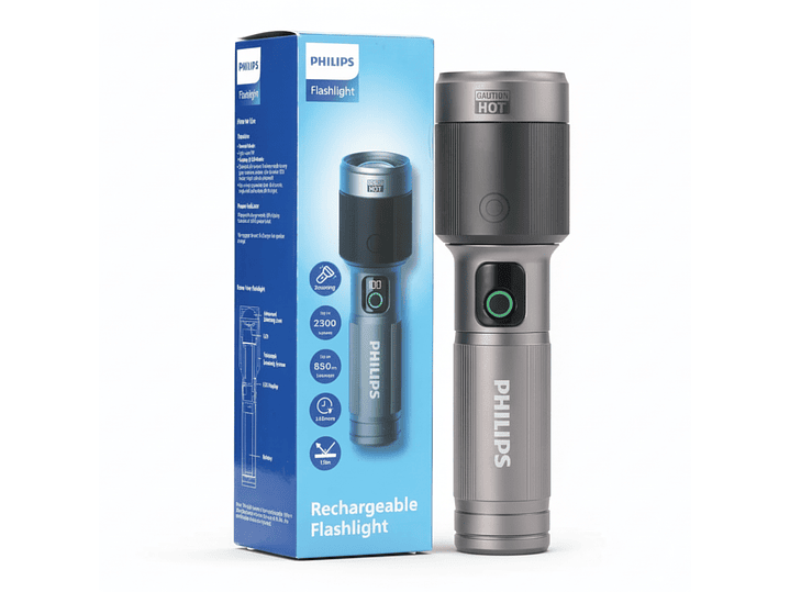 Linterna LED Recargable 2300lm 60W SFL5101 Philips 5