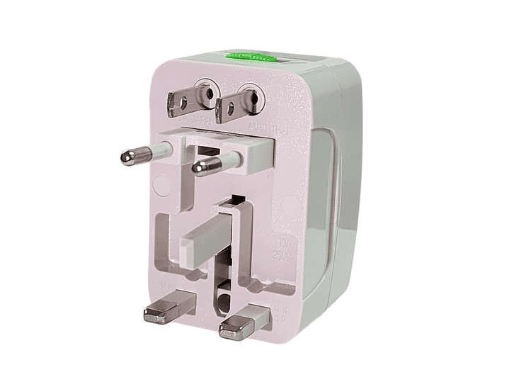 Adaptador Universal De Viaje Zentrel Travel Tl357 Tecnolab 2