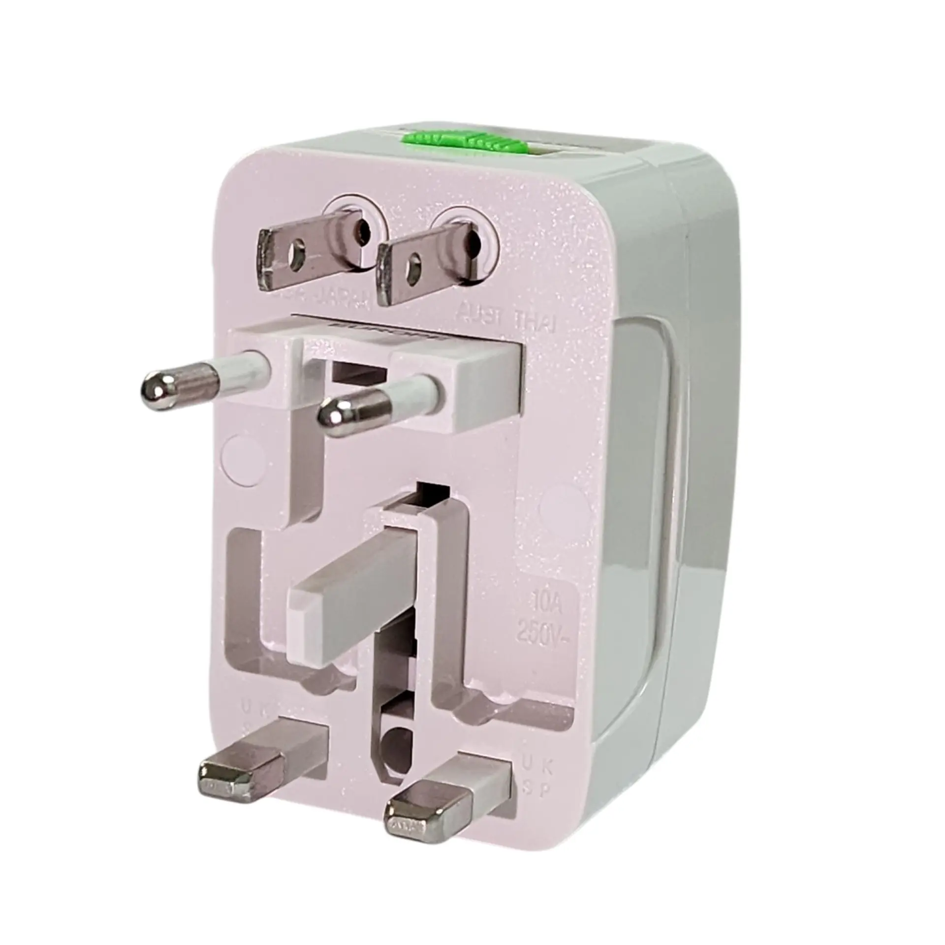 Adaptador Universal De Viaje Zentrel Travel Tl357 Tecnolab 2