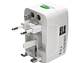 Adaptador Universal De Viaje Voltrek Plus Tl356 Tecnolab - Miniatura 2