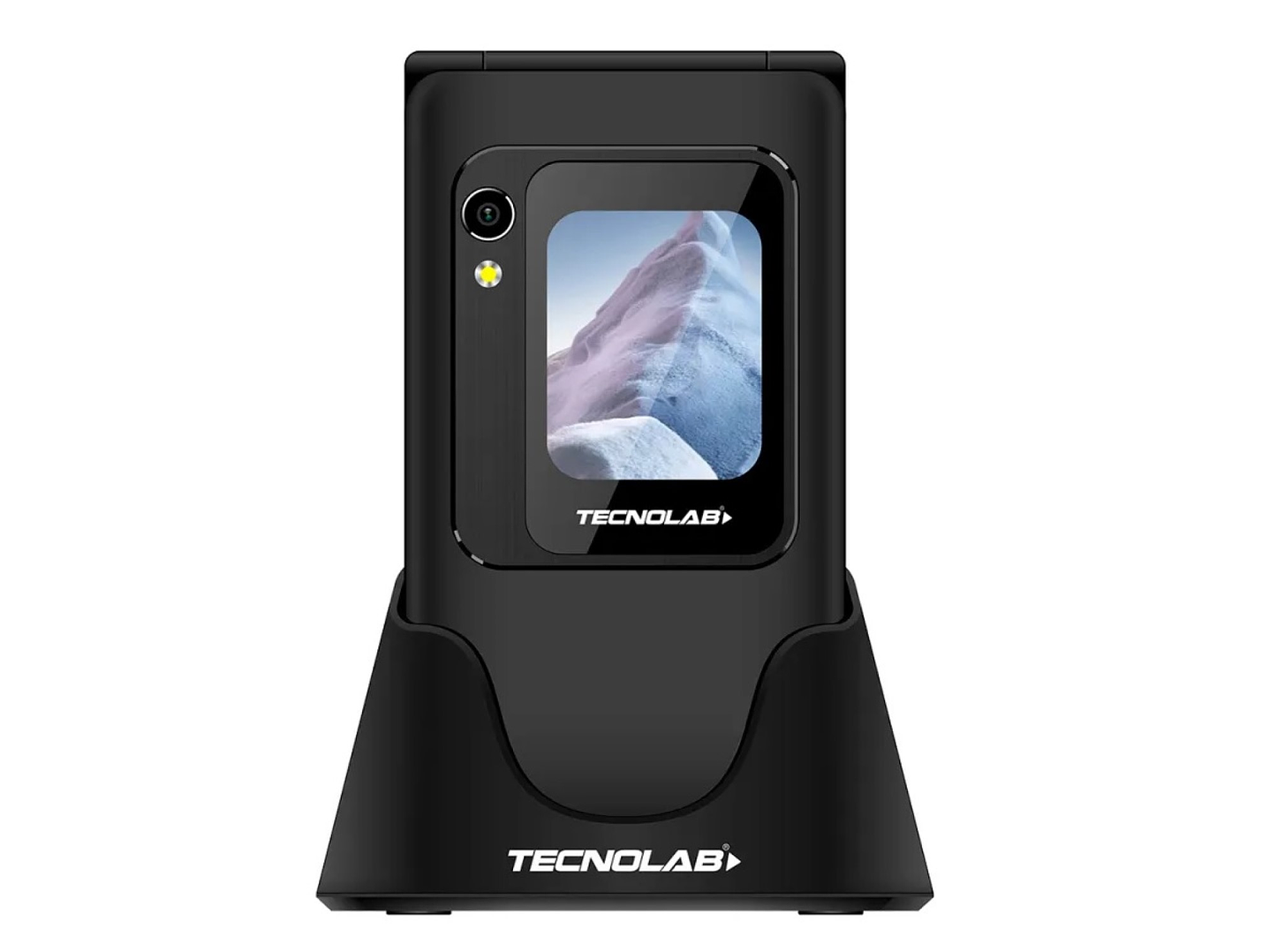 Celular Senior 4G Doble Pantalla BT TL705BK Tecnolab Negro 1