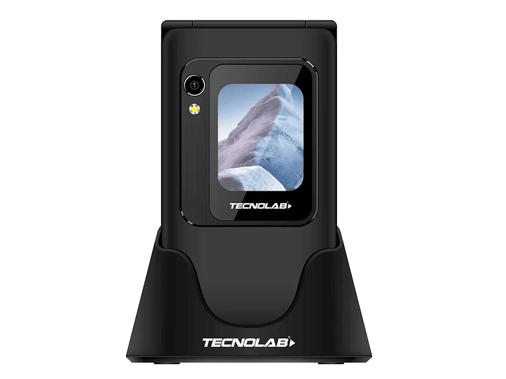 Celular Senior 4G Doble Pantalla BT TL705BK Tecnolab Negro 1