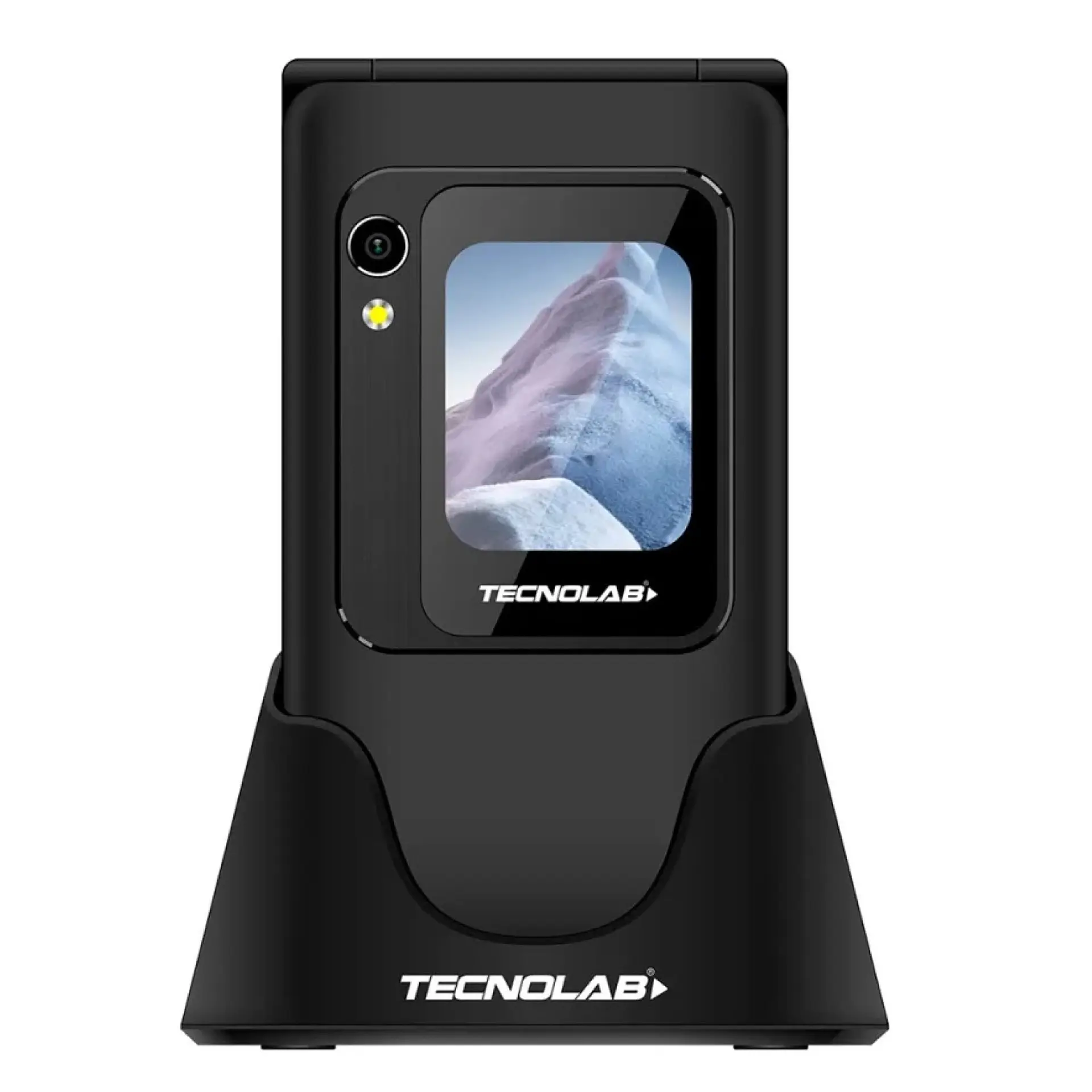 Celular Senior 4G Doble Pantalla BT TL705BK Tecnolab Negro 1
