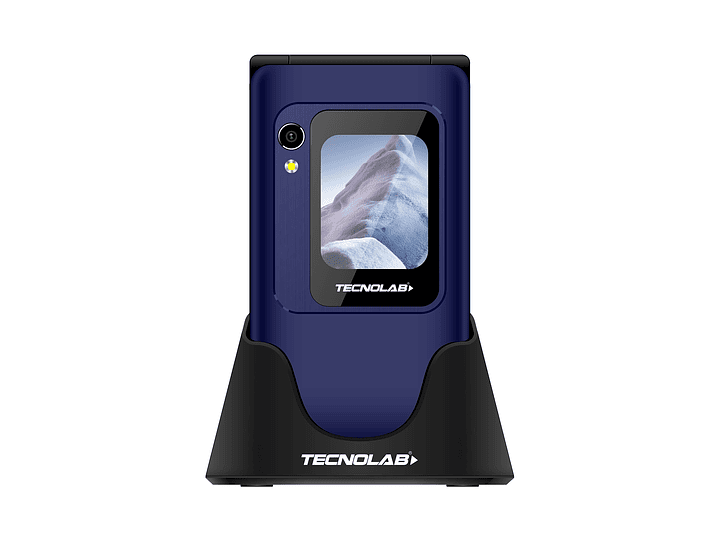 Celular Senior 4G Doble Pantalla BT TL705BL Tecnolab Azul 1