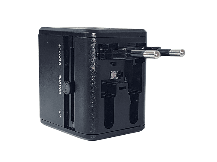 Adaptador Universal De Viaje 2 Usb ProAdaptor TL354 Tecnolab 8