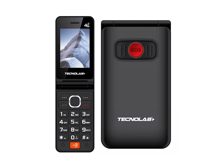 Celular Senior 4G Doble Pantalla BT TL705BK Tecnolab Negro 6