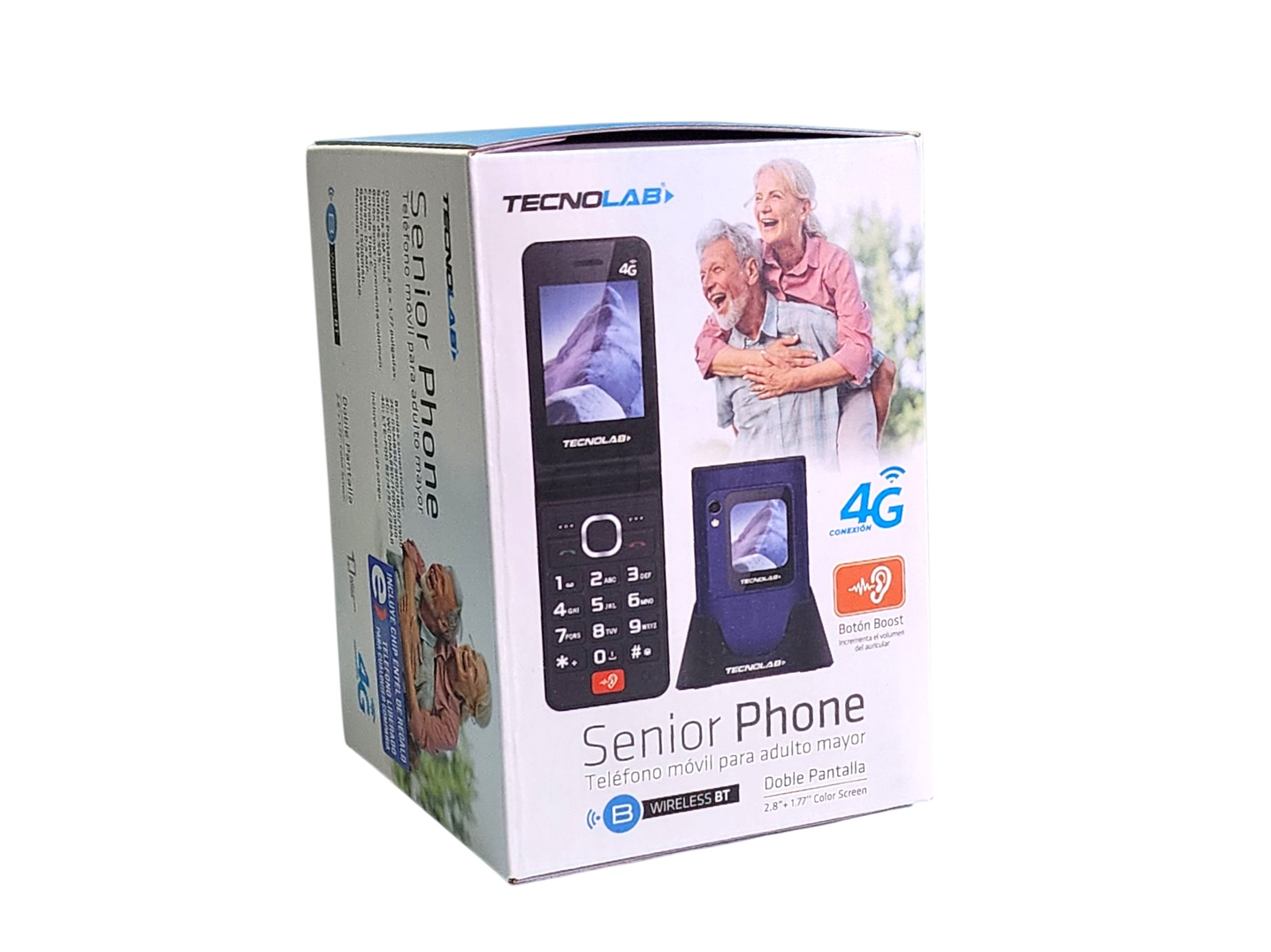 Celular Senior 4G Doble Pantalla BT TL705BL Tecnolab Azul 7