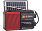 Radio Portátil Solar AM FM SW LED 15W TL653R Tecnolab Rojo - Miniatura 1