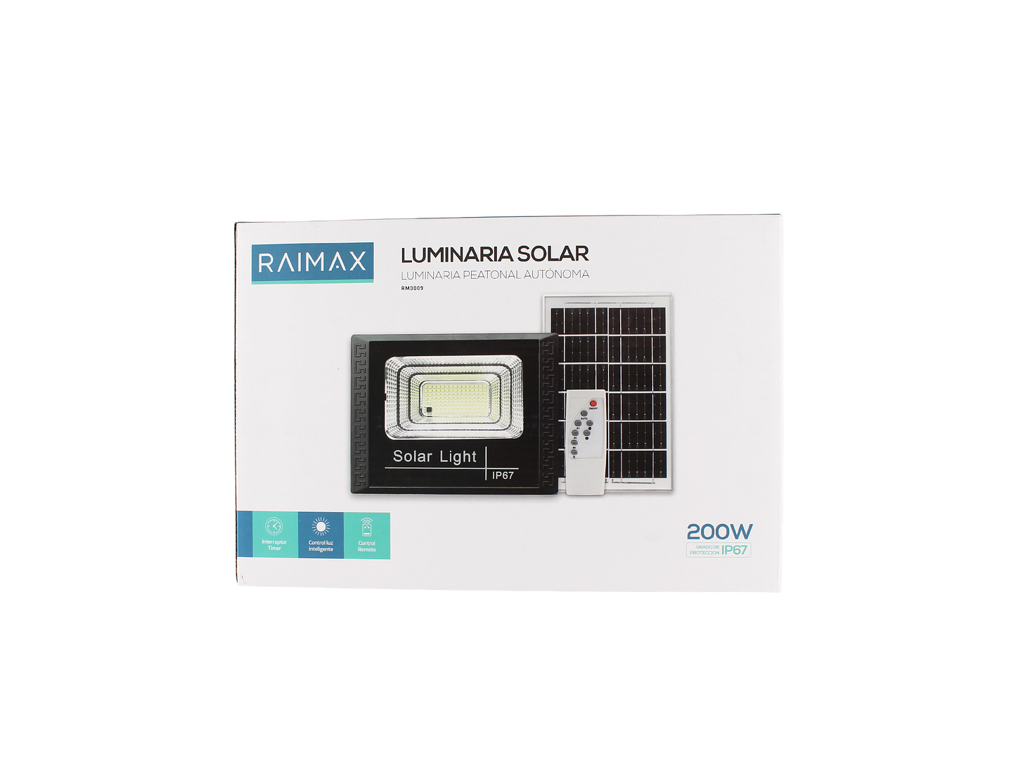 Reflector solar 200W LED IP67 Sensor y Control RM0009 Raimax 7