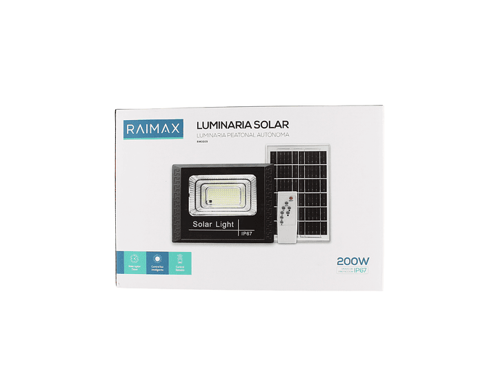 Reflector solar 200W LED IP67 Sensor y Control RM0009 Raimax 7