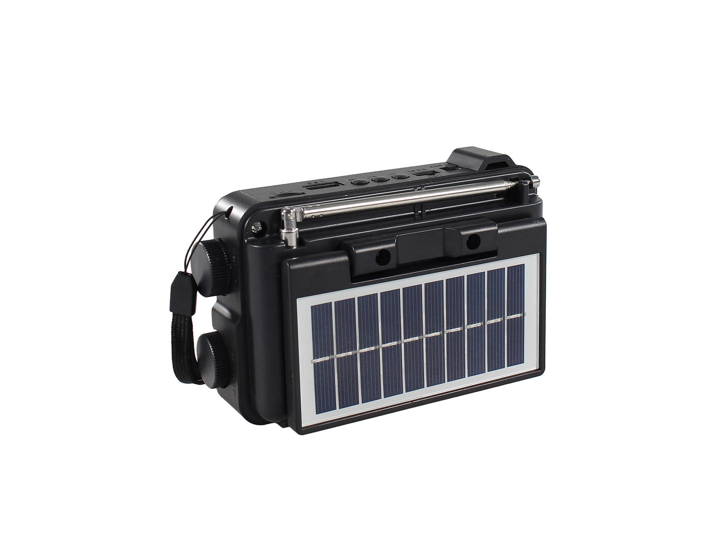 Radio Portátil Solar AM FM SW LED 15W TL653BL Tecnolab Azul 4