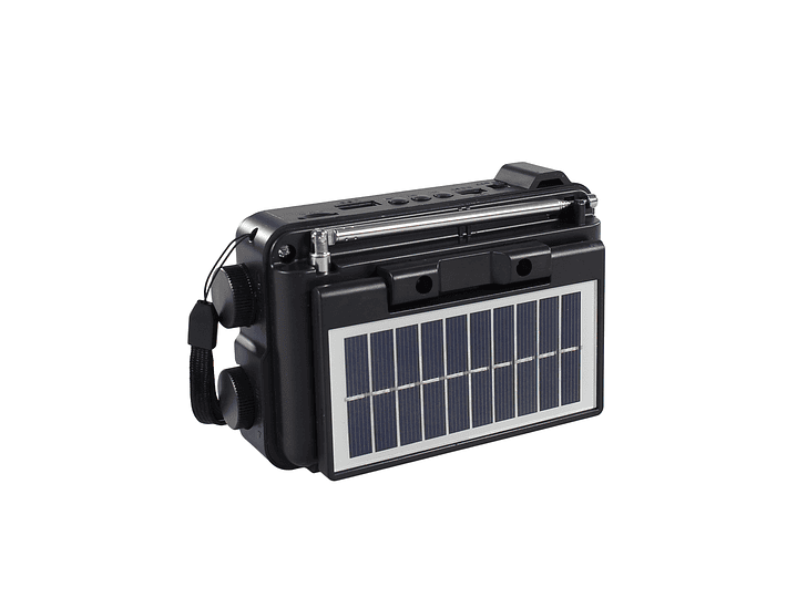 Radio Portátil Solar AM FM SW LED 15W TL653BL Tecnolab Azul 4
