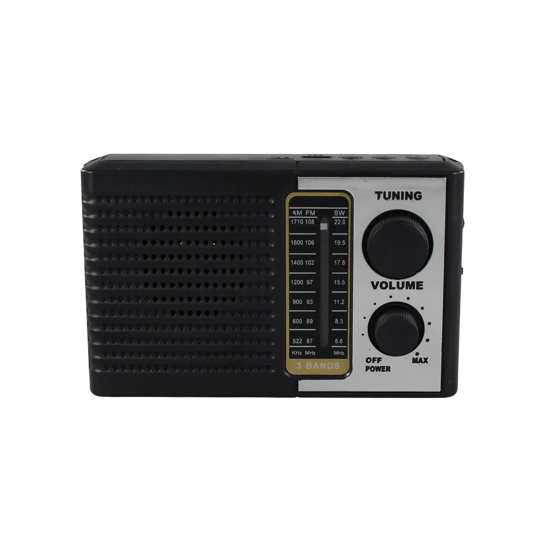 Radio Portátil solar AM FM SW 15W LED y USB TL636 Tecnolab 1