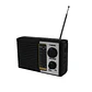 Radio Portátil solar AM FM SW 15W LED y USB TL636 Tecnolab - Miniatura 3