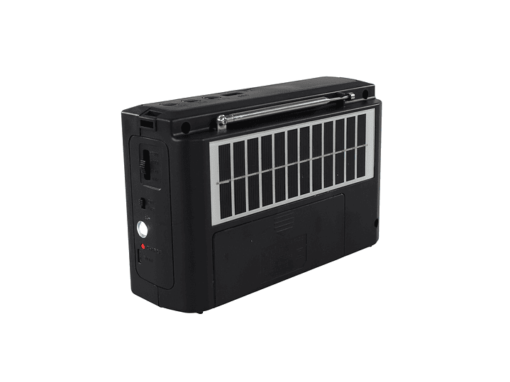 Radio Portátil solar AM FM SW 15W LED y USB TL636 Tecnolab 5