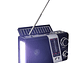 Radio Portátil AM FM SW Solar Band 3 LED USB TL635 Tecnolab - Miniatura 4