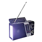 Radio Portátil AM FM SW Solar Band 3 LED USB TL635 Tecnolab - Miniatura 4