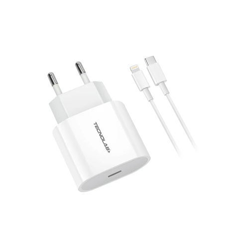 Cargador de Pared 20W + Cable USB-C a LTNG TL465 Tecnolab