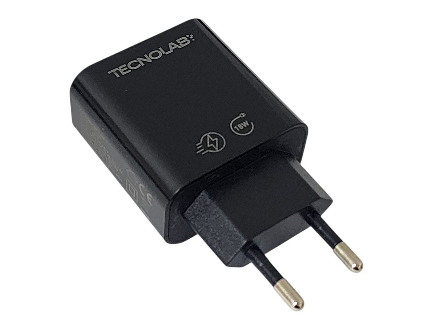 Cargador de Pared 18W QC + Cable USB a LTNG TL466BK Tecnolab 3