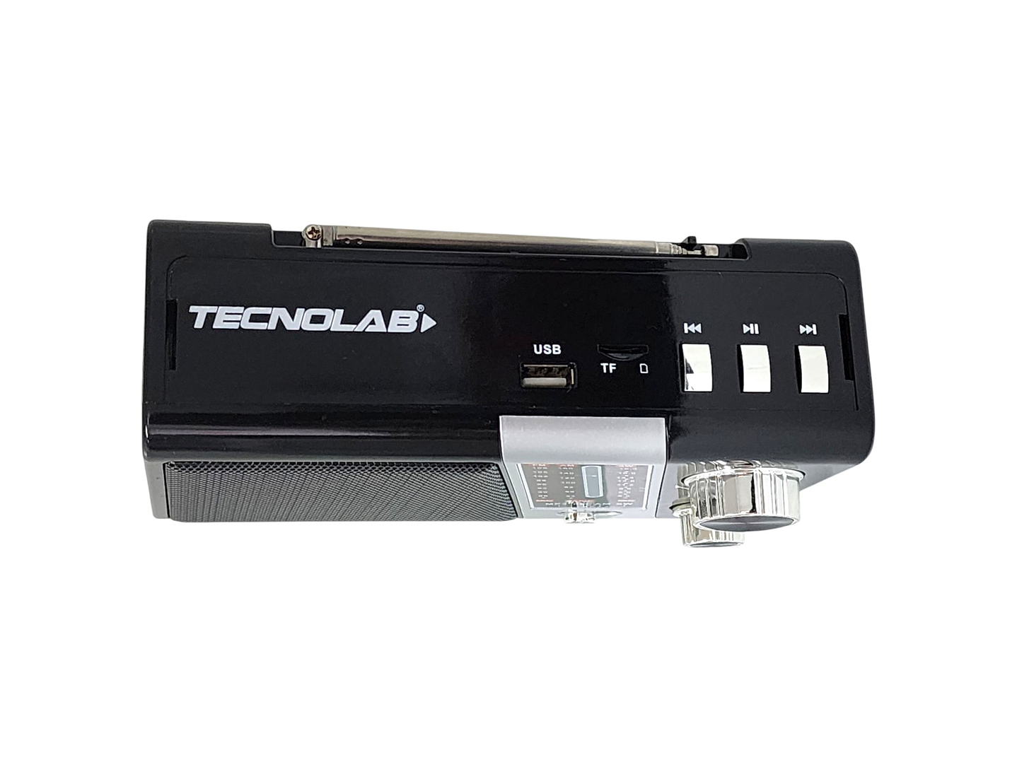 Radio Portátil AM FM SW Solar Band 3 LED USB TL635 Tecnolab 5