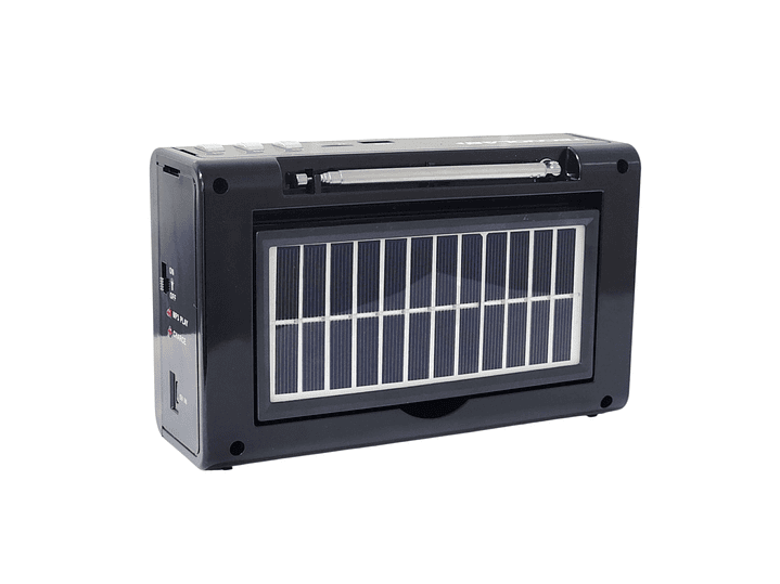 Radio Portátil AM FM SW Solar Band 3 LED USB TL635 Tecnolab 6