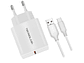 Cargador Rápido QC 3.0 + Cable USB a USB-C TL046W Tecnolab - Miniatura 1