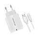 Cargador Rápido QC 3.0 + Cable USB a USB-C TL046W Tecnolab - Miniatura 1