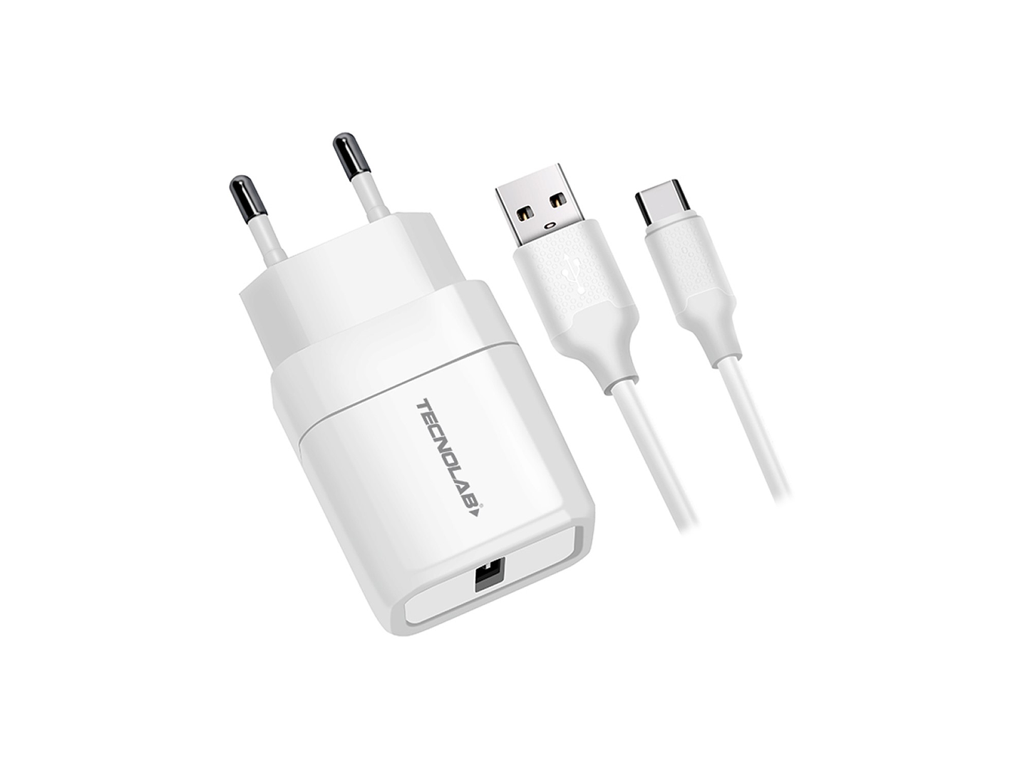 Cargador de Pared 12W + Cable USB a USB-C TL043W Tecnolab 1