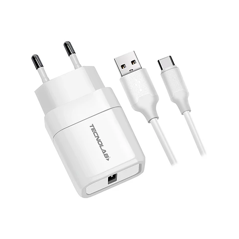 Cargador de Pared 12W + Cable USB a USB-C TL043W Tecnolab