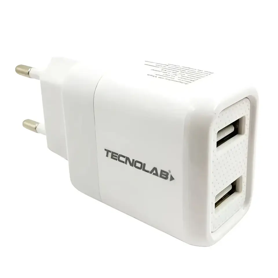 Cargador Pared 2 puertos USB + Cable USB-C TL044W Tecnolab 3