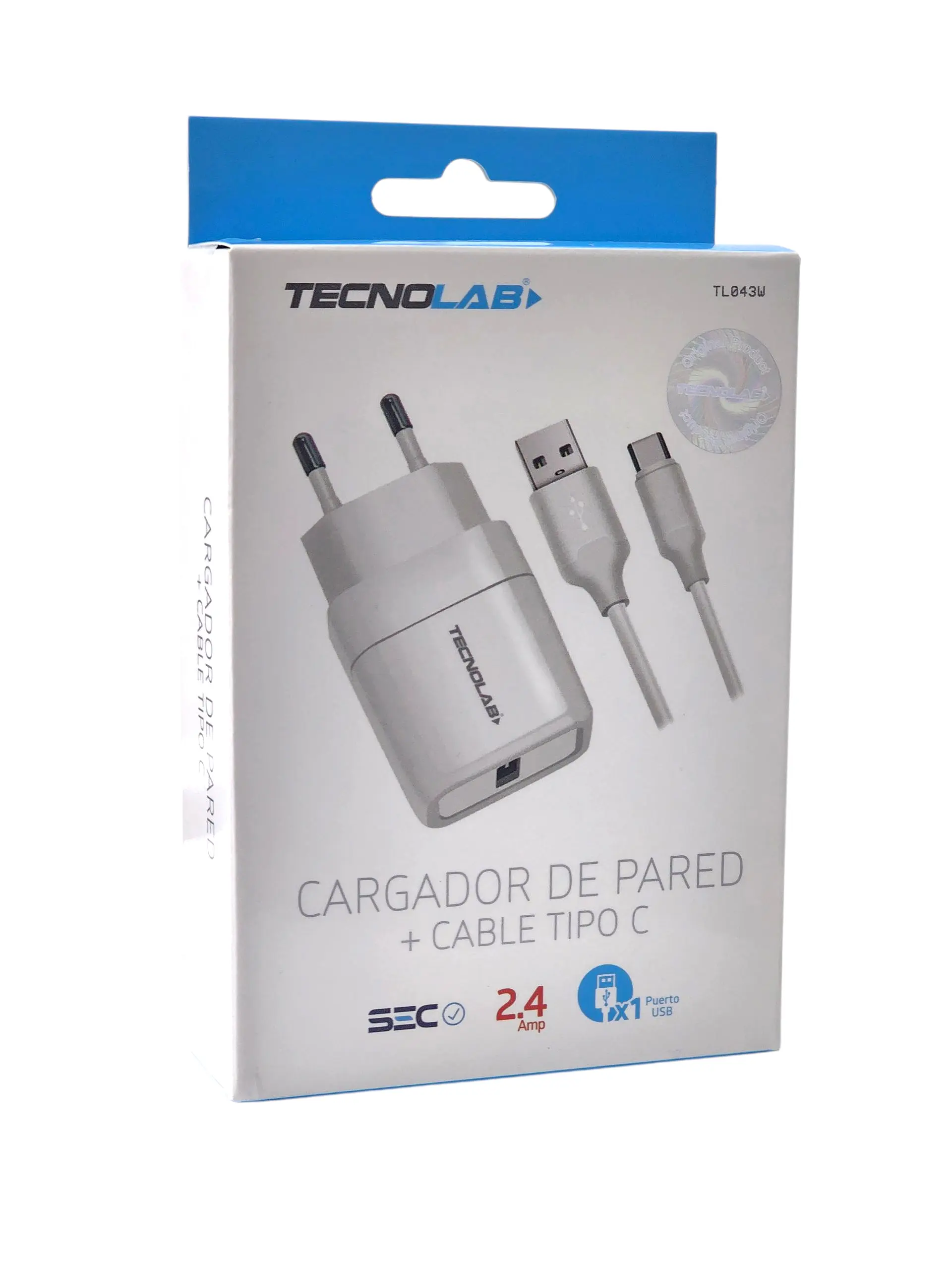 Cargador de Pared 12W + Cable USB a USB-C TL043W Tecnolab 3