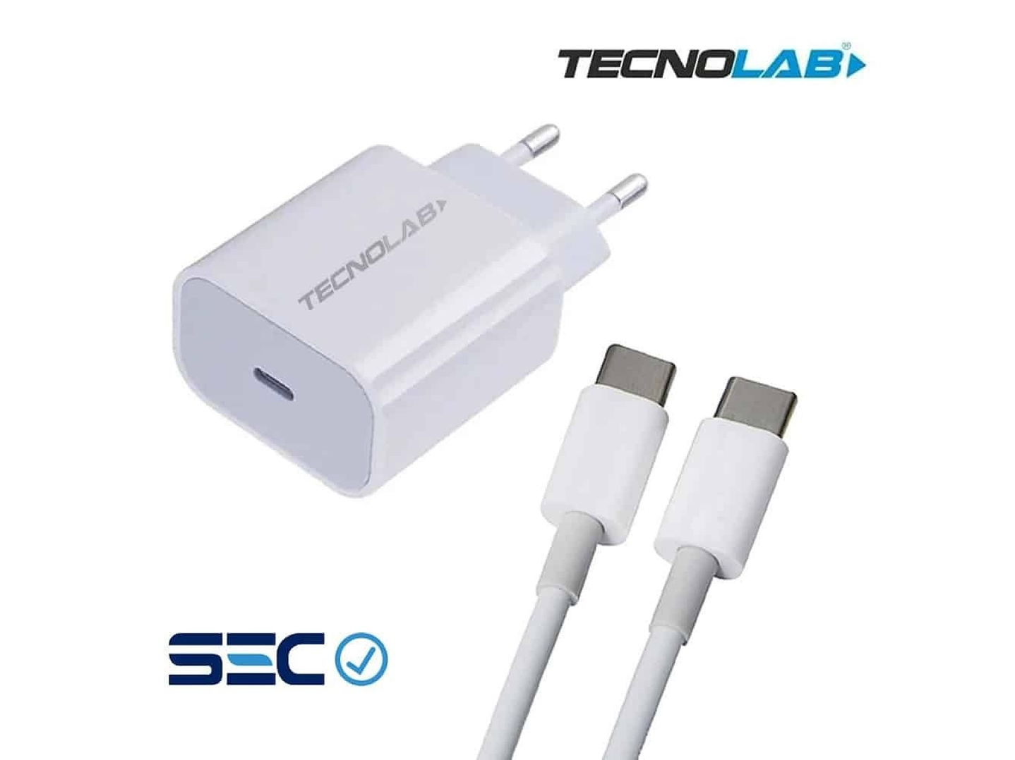 Cargador Rápido 3.0 18W + Cable USB-C a USB-C TL094 Tecnolab 4