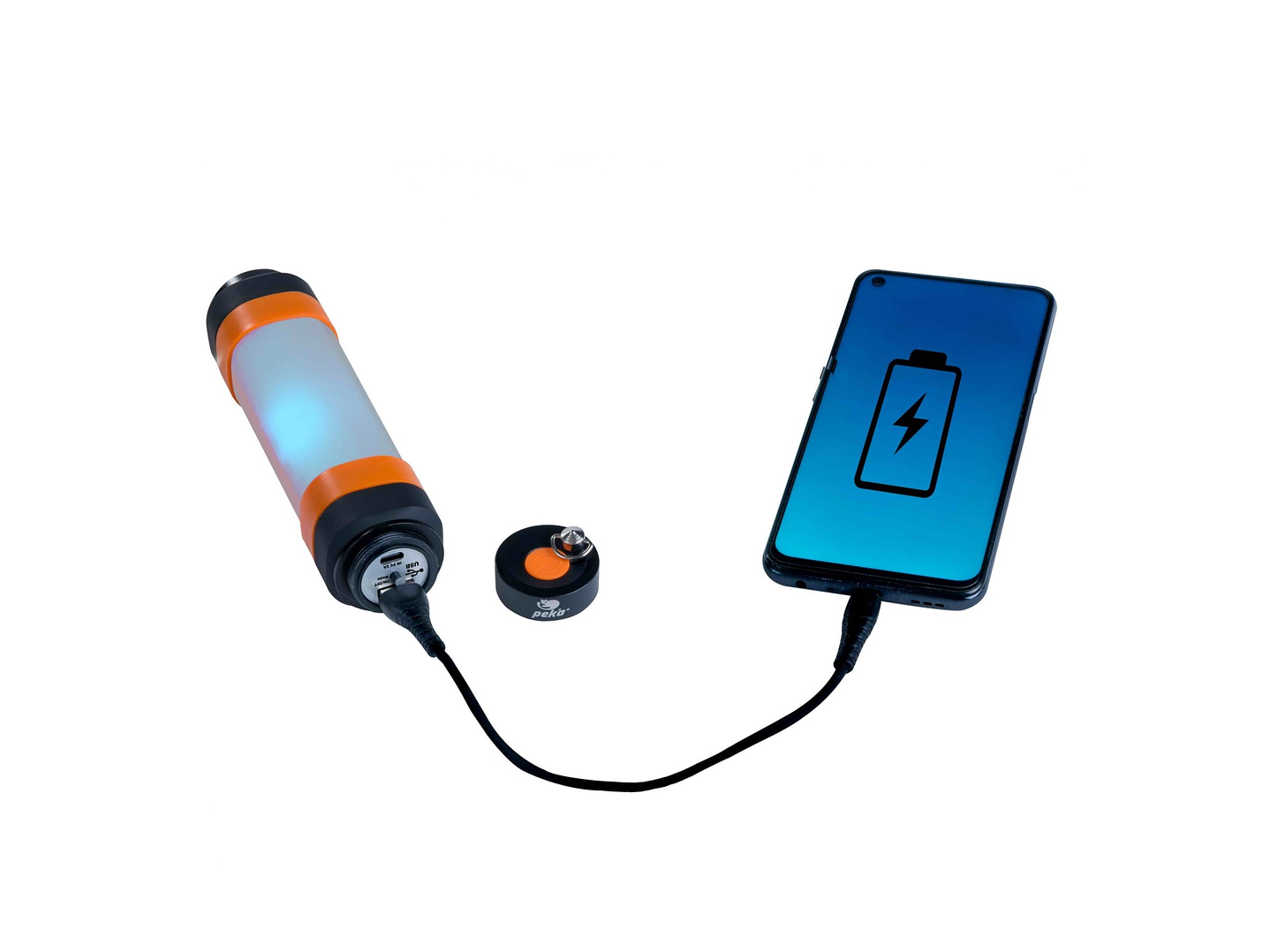 Linterna Recargable Tubular 200lm LED Repelente T016 Peka 4