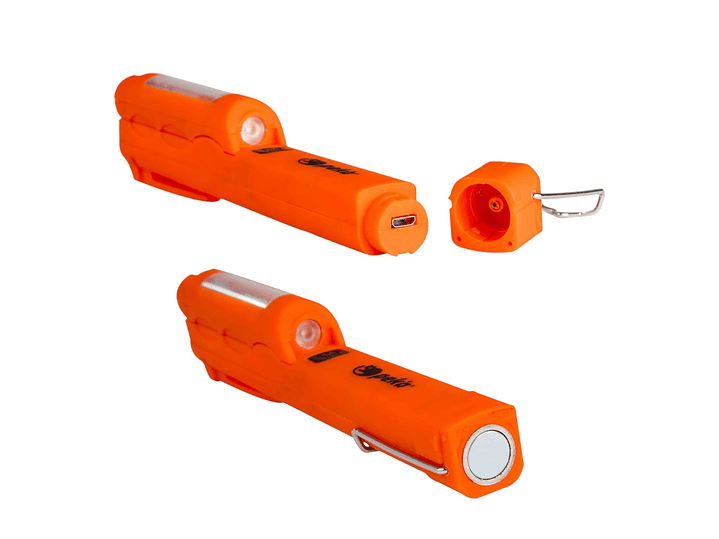 Linterna Lápiz Recargable Doble Luz Magnética W010 Peka 6