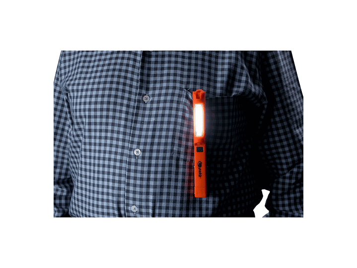 Linterna Lápiz Recargable Doble Luz Magnética W010 Peka 7