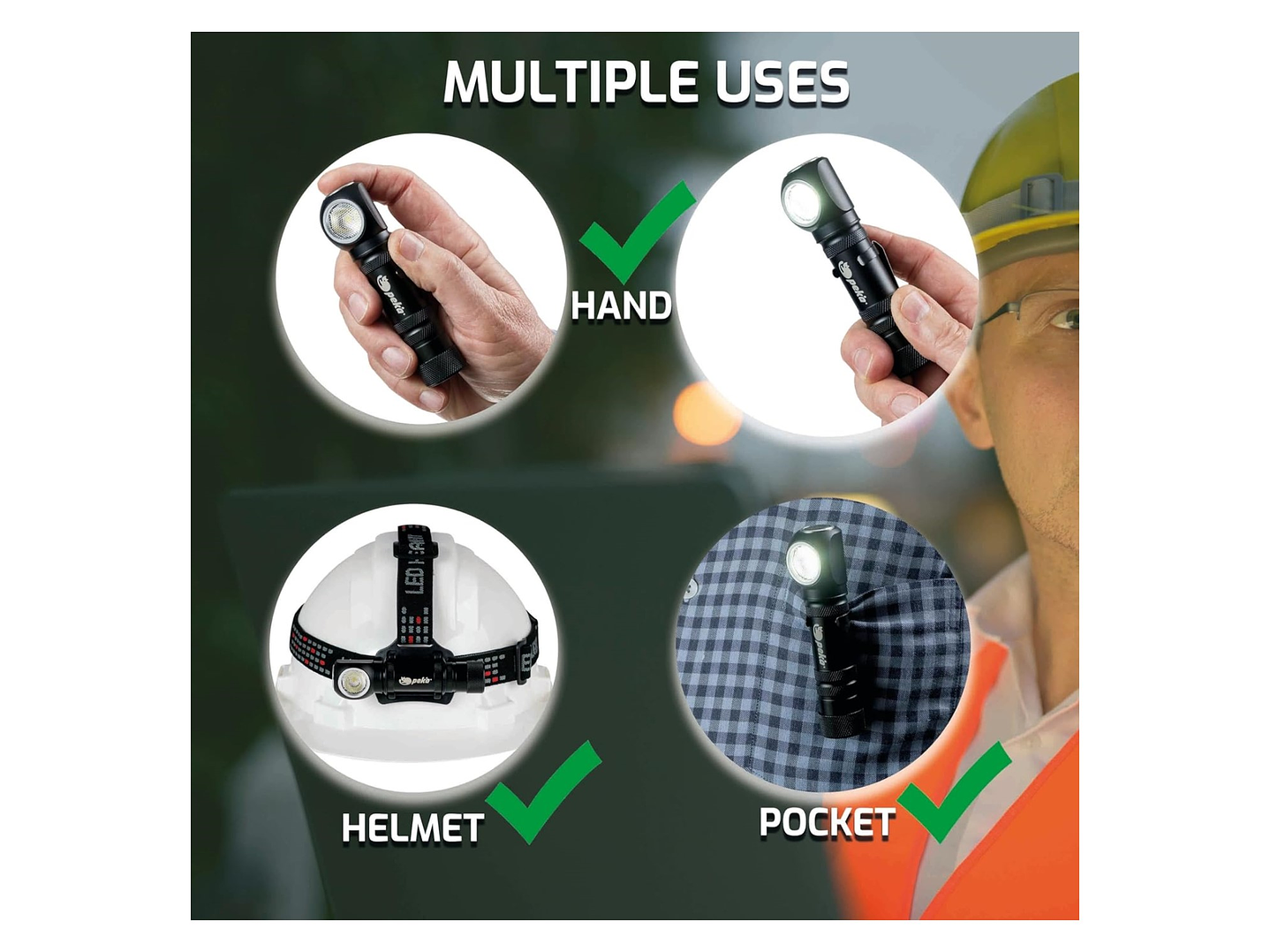 Lámpara Multifuncional LED 10W Recargable 1000lm HL1000 Peka 5