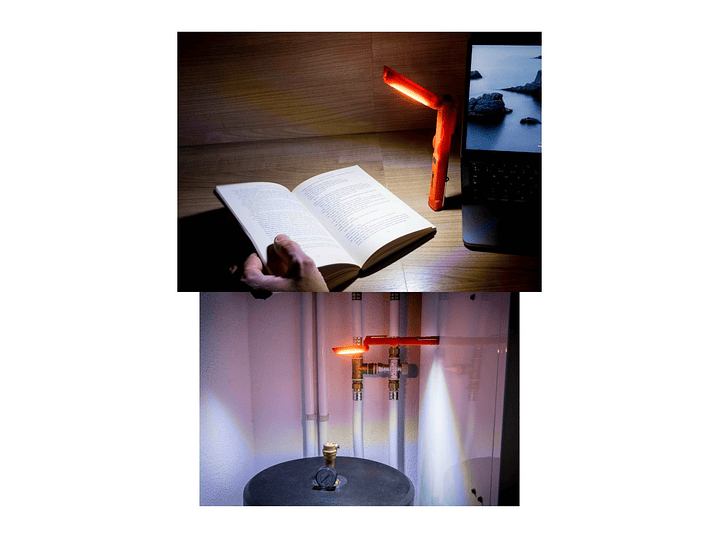 Linterna Lápiz Recargable Doble Luz Magnética W010 Peka 9