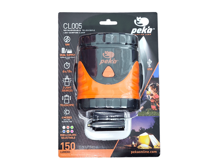 Linterna LED 3w/10w Telescópica Recargable CL005 Peka 7