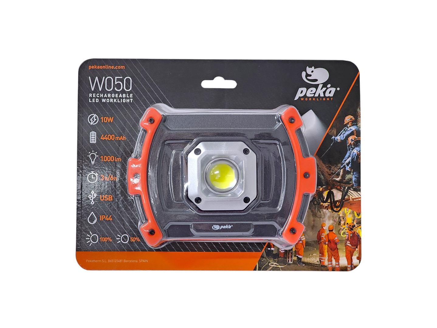 Luz de trabajo COB 10W Recargable Magnética W050 Peka 7