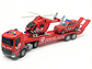 Set Camión Helicóptero Auto Rescate Sonido Fricción DGB1670 - Miniatura 1