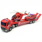 Set Camión Helicóptero Auto Rescate Sonido Fricción DGB1670 - Miniatura 1