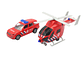 Set Camión Helicóptero Auto Rescate Sonido Fricción DGB1670 - Miniatura 2