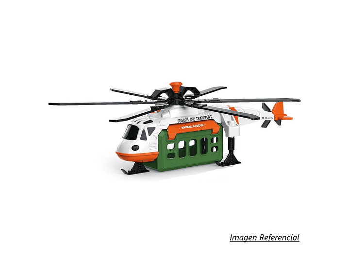 Juguete Helicóptero Transp Dinosaurio Sonido Rescate DBG1672 3