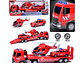 Set Camión Helicóptero Auto Rescate Sonido Fricción DGB1670 - Miniatura 3